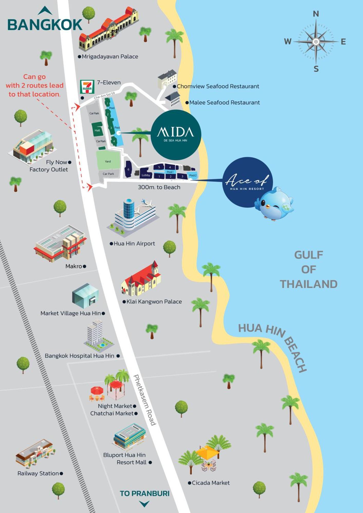 Mida De Sea Hua Hin - Sha Plus Cha-Am Ngoại thất bức ảnh